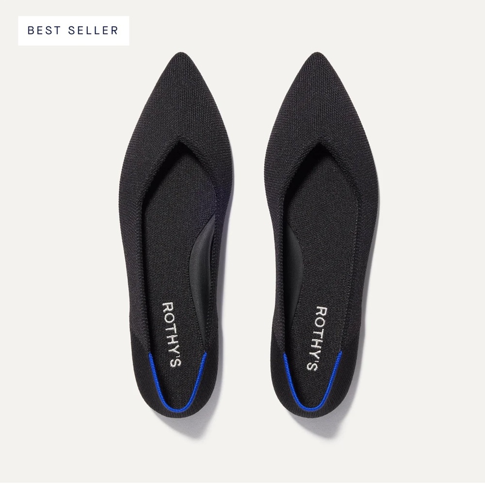 Rothy's Black The Pointe Women's Flats